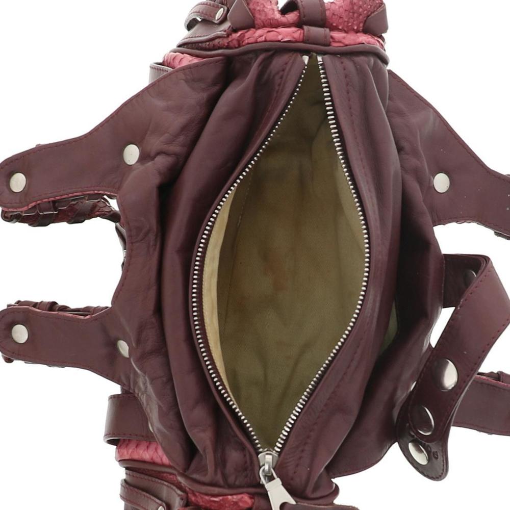 Chloe Mini Ado Python Handbag Red - image 6